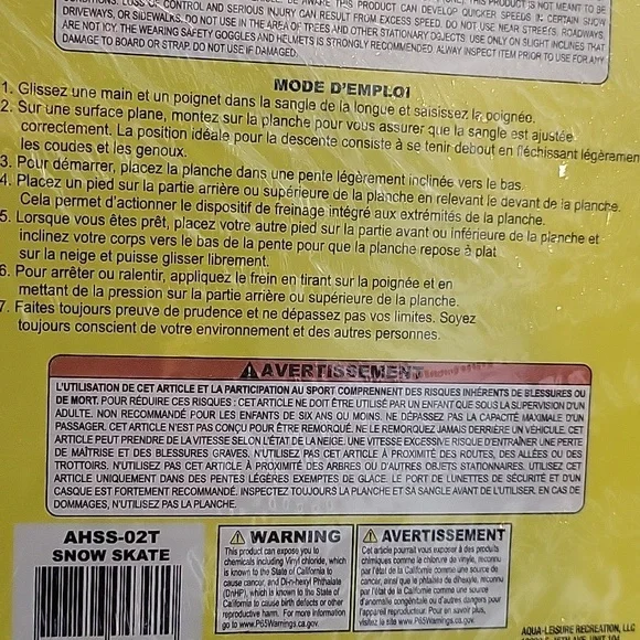 SPORTSSTUFF SNOW SKATE FOR AGES 6 AND ABOVE - Picture 12 of 12